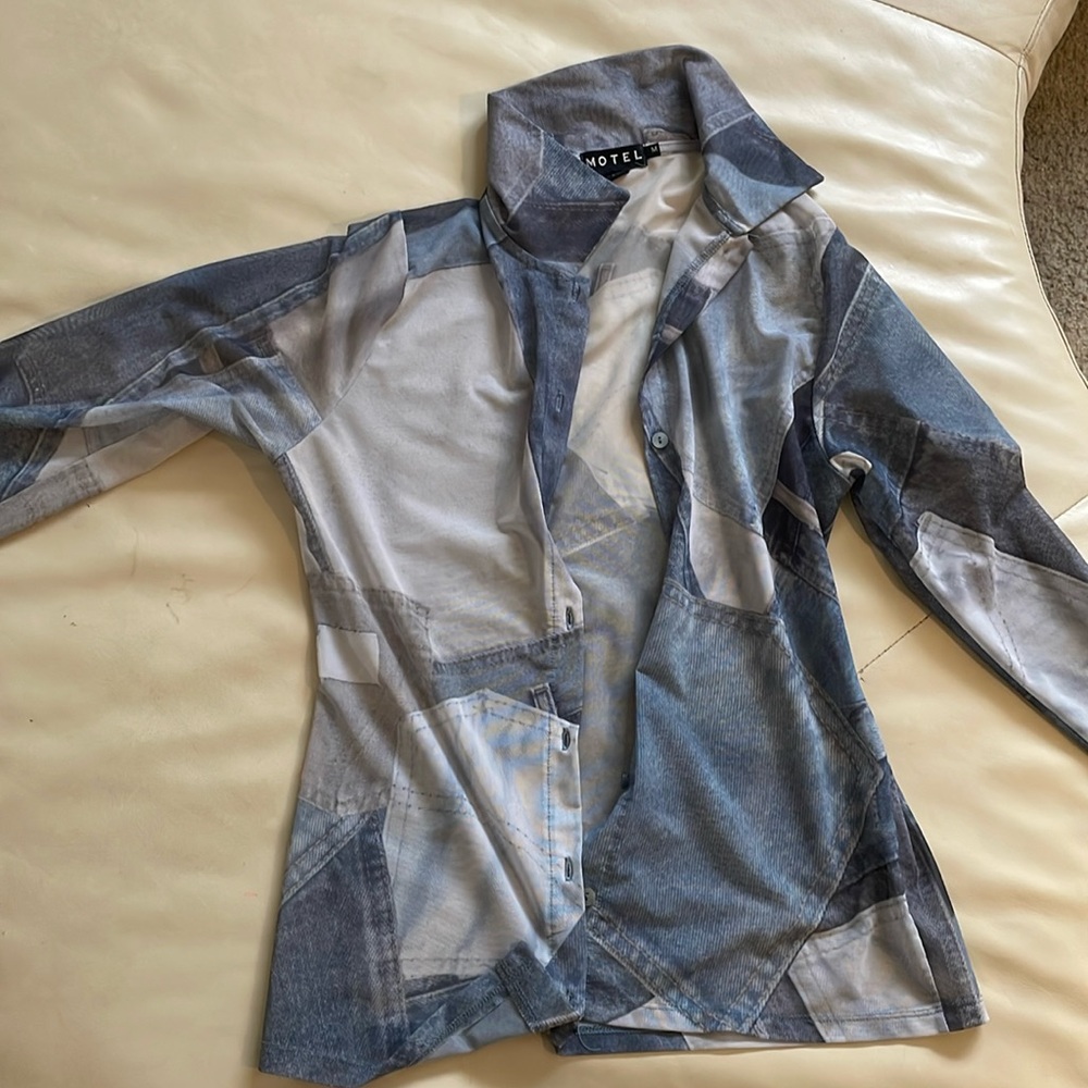 Jean style blouse